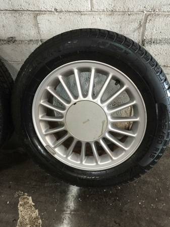 saab rims 5X110 with tires 1956015