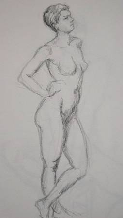 SATURDAY FIGURE DRAWING  with the Oddists (downtown  civic  van ness)