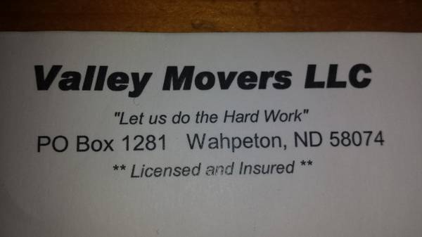 Save  With Valley Movers (FM METRO AREA)