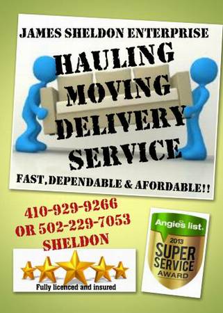 Schedule A Delivery Today (Baltimore)