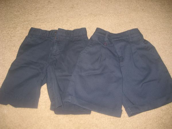 School Uniforms Navy, Lt Blue, White sz 6