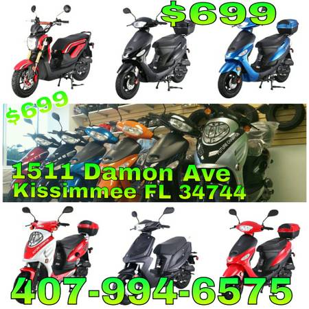 SCOOTERS 49CC amp 150CC SPECIAL  FINANCING AVAILABLE