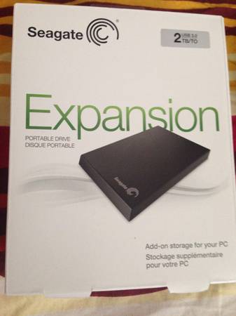 Seagate Expansion USB 3.0 2TB External Hard Drive