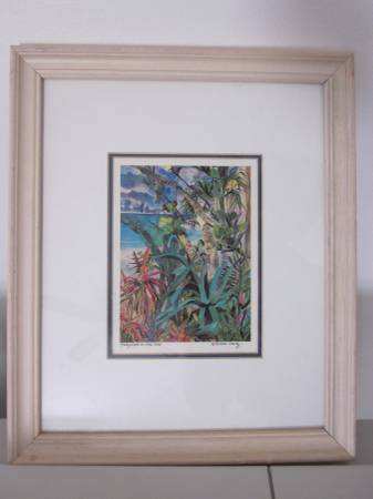 Seagrape To The Sun by Eileen Seitz in Professional Frame