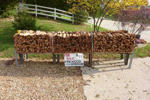 Seasoned Firewood 25.00 a rack