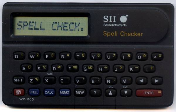 Seiko Instruments Spell Checker