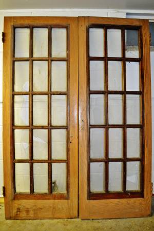 Set of Wood French Doors