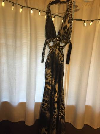 Sexy black prom dress Size 6