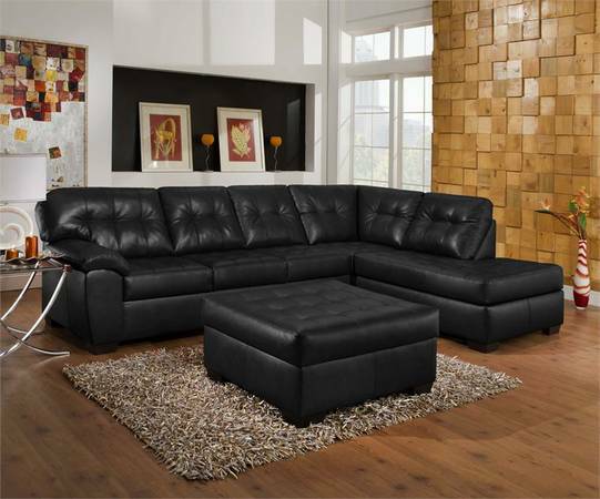 Simmons Bonded Leather Sectionals