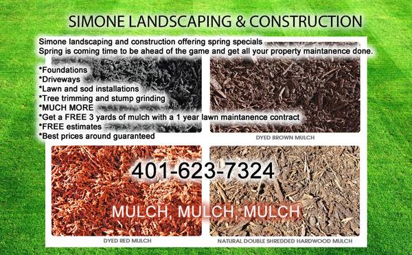 SIMONE LANDSCAPING AND BACKHOE SERVICES (JOHNSTON)