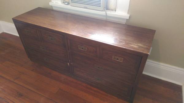 Six Drawer Wood Dresser