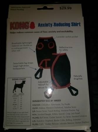 Small Kennel, Kong Anxiety Reducing Shirt Small (concord  pleasant hill  martinez)
