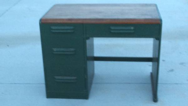 Small Waterfall Antique Desk 34