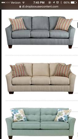 Sofa and love seat 599