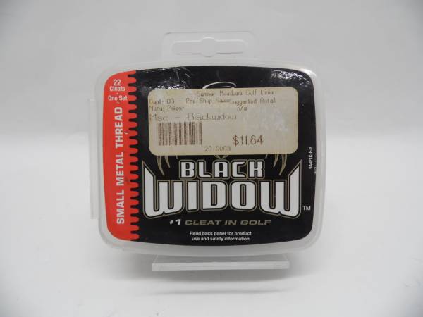 Softspikes Black Widow Classic Cleat Small Metal Thread 22 Count Kit