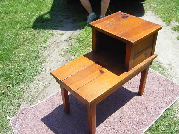 Solid Pine Side Table