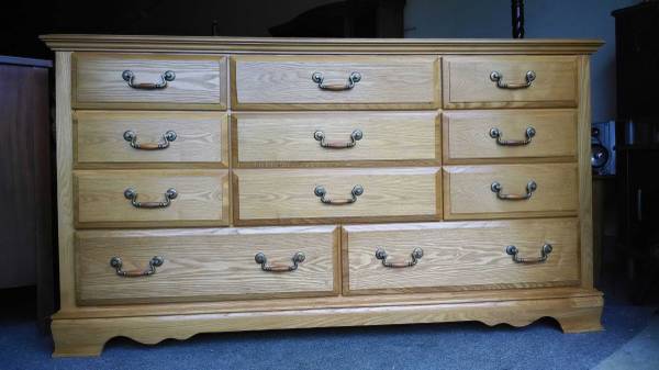 Solid Wood Long Dresser