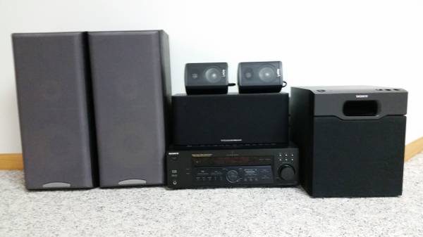 Sound System (Receiver amp 6 Speakers)