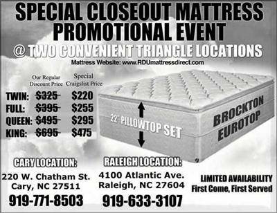 SPECIAL MATTRESSES ALL NEWNOBODY SELLS FOR LESS nhjd