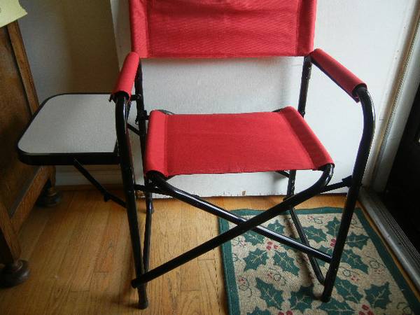 Sport chairs with trays(Great for Tailgating)