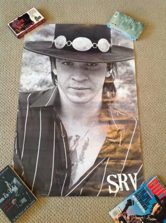 SRV Stevie Ray Vaughan memorabilia posters