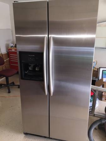 Stainless Steel Side by Side Refrigerator