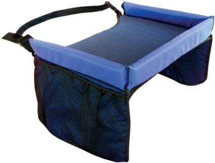 Star Kids Snack and Play Travel Tray, Navy Blue