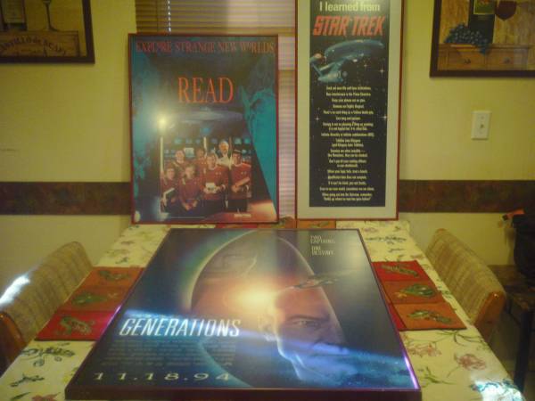 Star Trek Gallery Framed Posters Trade or Sell in Nielson Frames