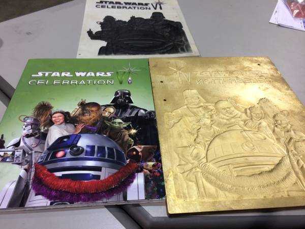 Star Wars embossing plate wbook