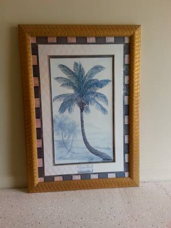 Stunning Framed Palm Art