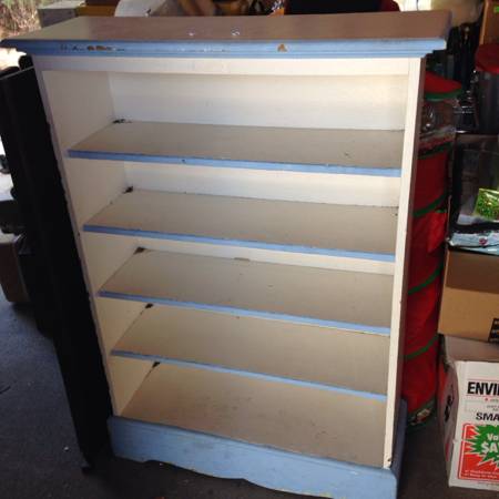 Sturdy solid wood bookshelf