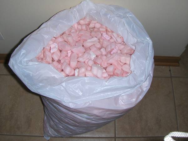 Styrofoam Packing Peanuts