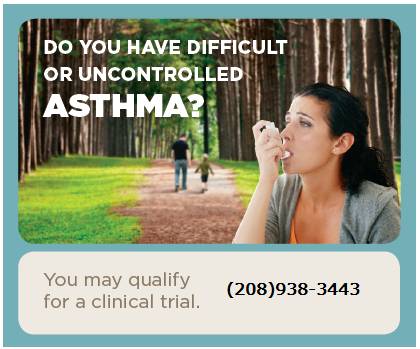SUFFERING FROM ASTHMA Participate in our study (Eagle)