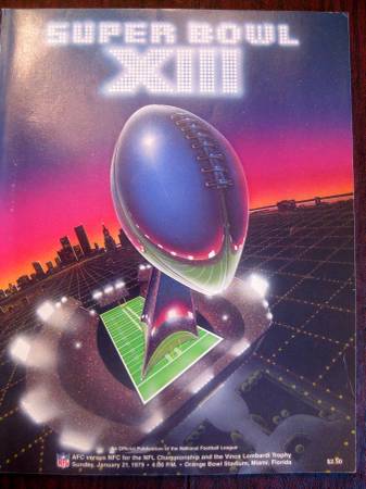 Super Bowl XIII Program amp Poster