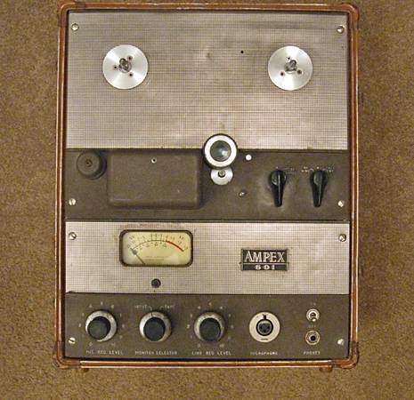 Tape Recorder Vintage Ampex 601