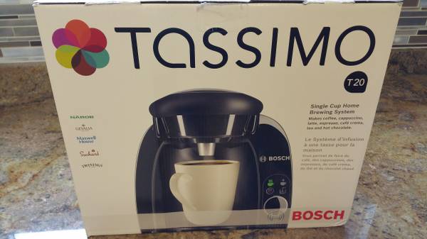 Tassimo Bosch  coffee, Cappuccino, Latte, Espresso Tea and hot chocola