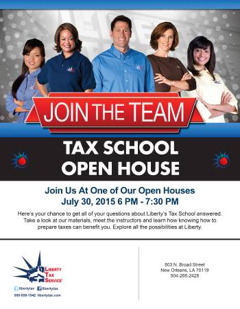 TAX SCHOOL OPEN HOUSE (New Orleans)