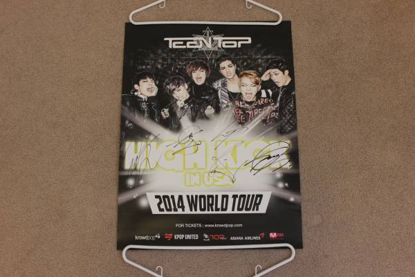 Teen Top Autographed Poster (K