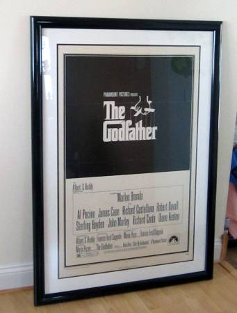 THE GODFATHER 1972 original U.S 1 sheet poster Excellent condition