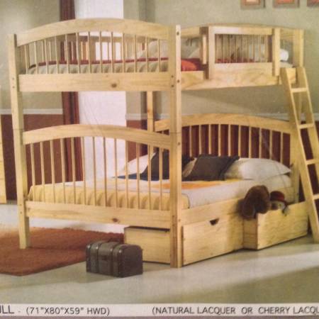 The Strongest  sold wood FullFull Bunk Bed