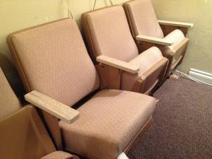 Theater seats (four)
