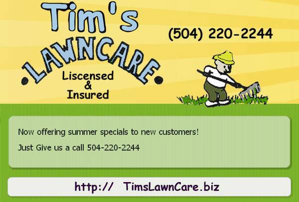 Tims Professional Lawn Care