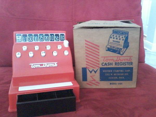 Tom Thumb Cash Register amp Original Box