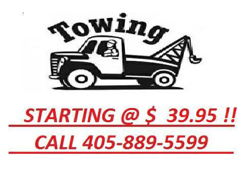 Towing Services Starting  39.95  Licensed amp Insured (okc and surrounding)