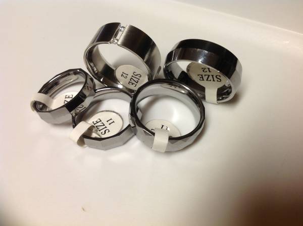 Tungsten rings for men size 9