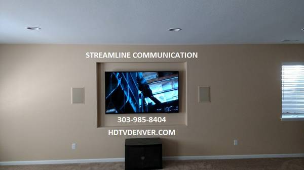 TV Install, Home Theater, Cabling, Wiring, Low Voltage, All of Denver (Denver, CO)