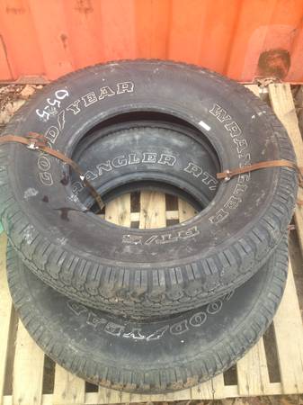 TWO (2) Goodyear Wrangler RTS P24575R15