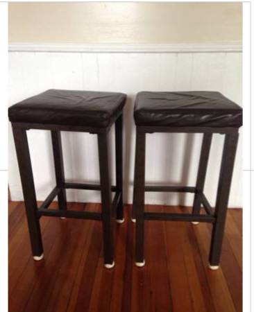 Two cushion bar stools for sale