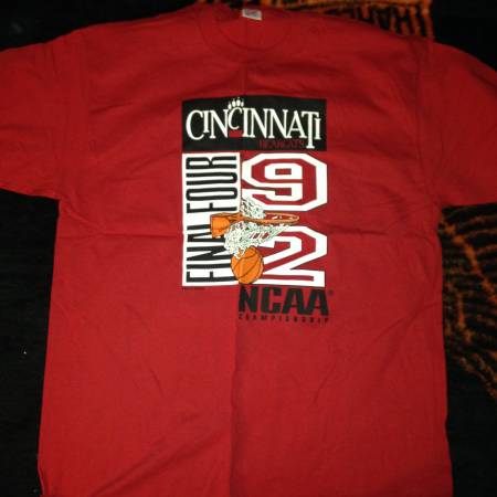 UNIVERSITY of CINCINNATI 1992 FINAL FOUR T