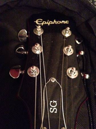Used Epiphone SG guitar right handed